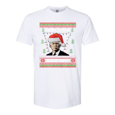 Funny Christmas Happy Easter Where Am I Joe Biden Meaningful Gift Softstyle CVC T-Shirt