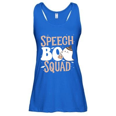 Funny Cute Halloween Speech Boo Squad Costume Teacher Cute Gift Ladies Essential Flowy Tank