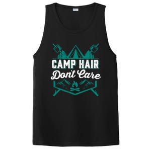 Funny Camp Hair Dont Care Design Gift PosiCharge Competitor Tank