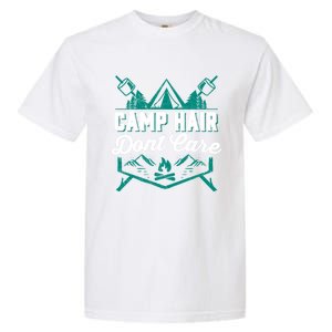 Funny Camp Hair Dont Care Design Gift Garment-Dyed Heavyweight T-Shirt