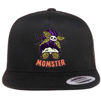 Funny Cute Halloween Momster Flatbill Hat