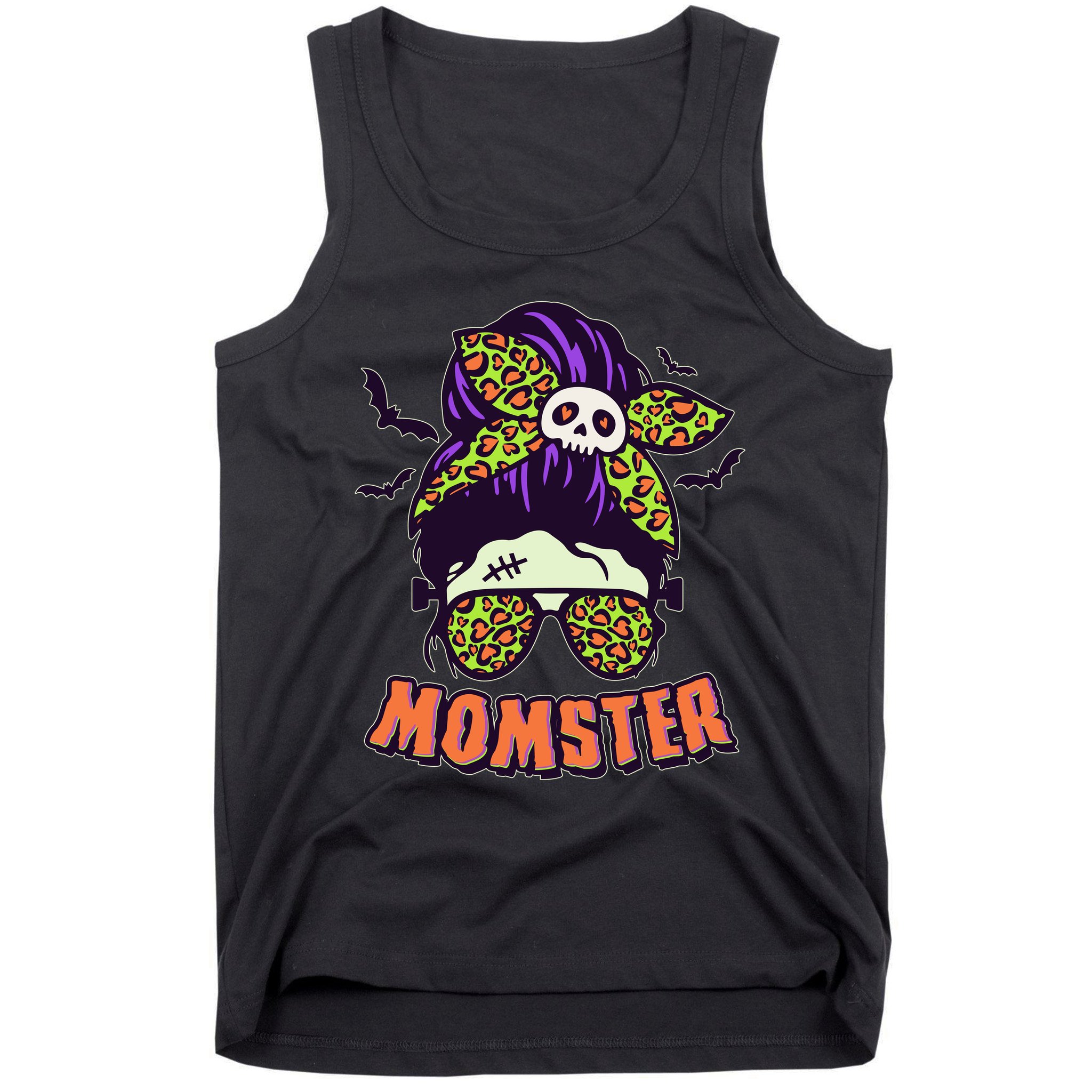 Funny Cute Halloween Momster Tank Top