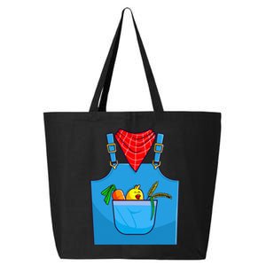 Farmer Costume Halloween Simple Cute Farm 25L Jumbo Tote