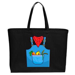 Farmer Costume Halloween Simple Cute Farm Cotton Canvas Jumbo Tote