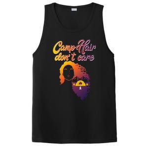 Funny Camp Hair Dont Care Design Love Camping Gift PosiCharge Competitor Tank