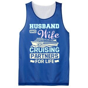 Family Couple Husband And Wife Cruising Partners Gift Mesh Reversible Basketball Jersey Tank