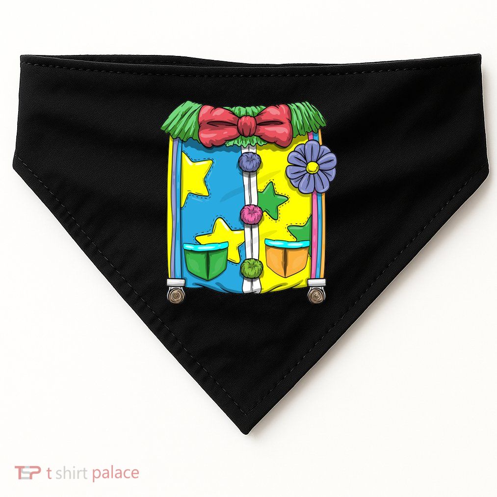 Funny Clown Halloween Costume Suit USA-Made Doggie Bandana
