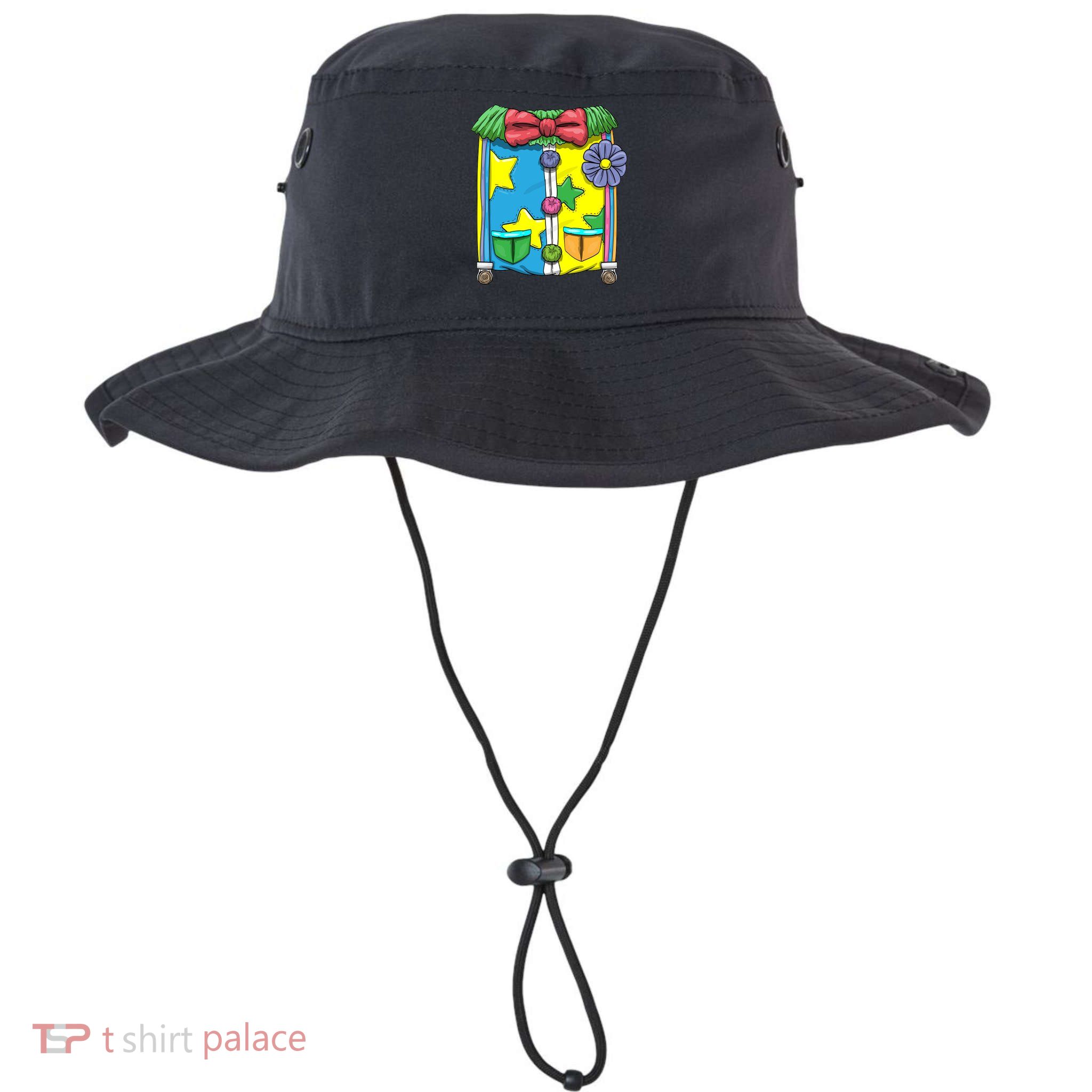 Funny Clown Halloween Costume Suit Bucket Hat
