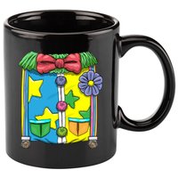 Funny Clown Halloween Costume Suit 11oz C Handle Ceramic Mug