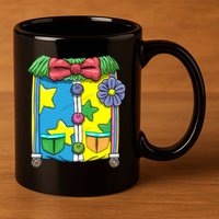Funny Clown Halloween Costume Suit 11oz C Handle Ceramic Mug