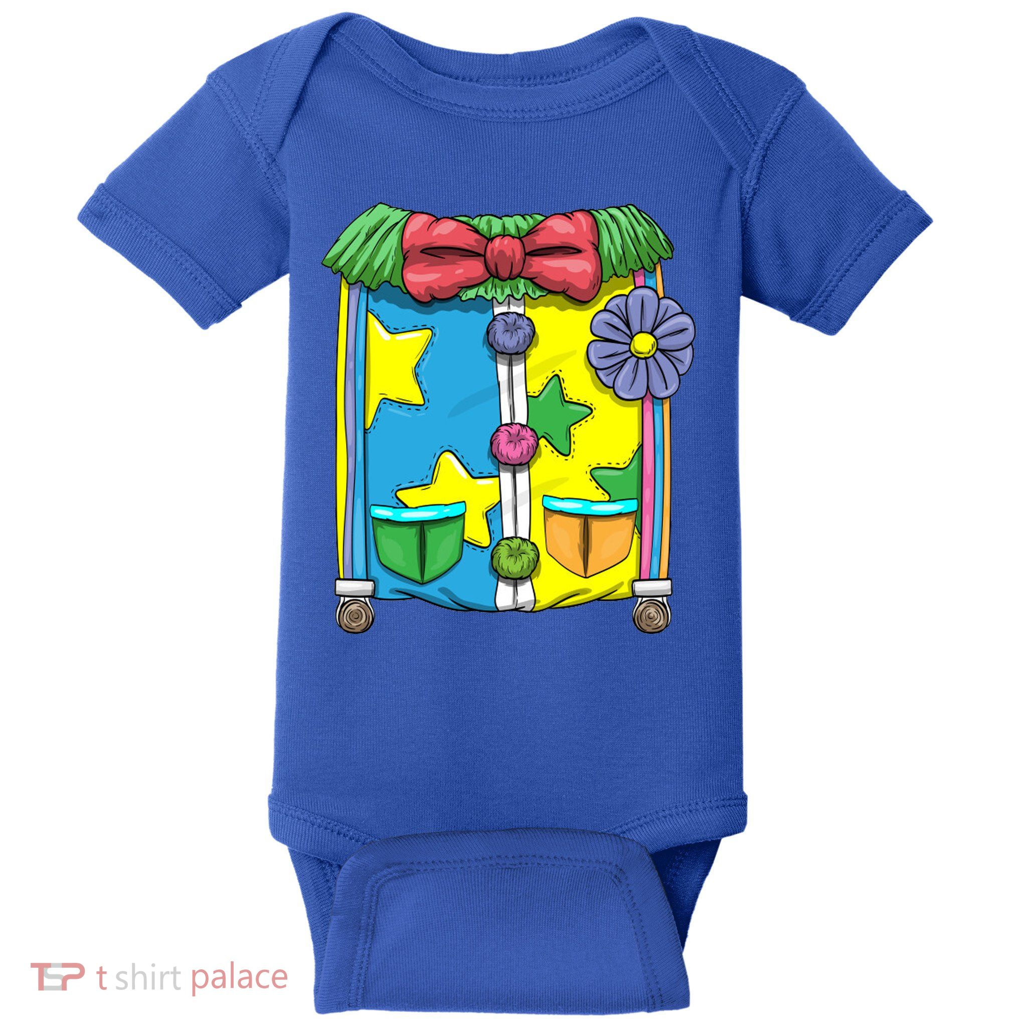 Funny Clown Halloween Costume Suit Baby Bodysuit