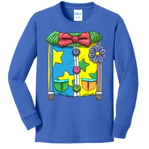 Funny Clown Halloween Costume Suit Kids Long Sleeve Shirt