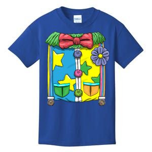 Funny Clown Halloween Costume Suit Kids T-Shirt