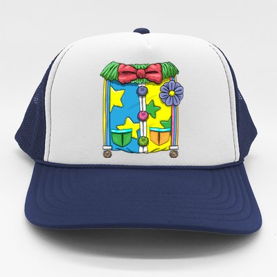 Funny Clown Halloween Costume Suit Trucker Hat