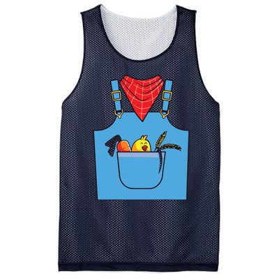 Farmer Costume Halloween Simple Cute Farm Women Men Kids Mesh Reversible Basketball Jersey Tank