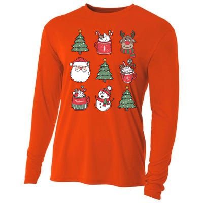 Festive Christmas Holiday Lover Cooling Performance Long Sleeve Crew