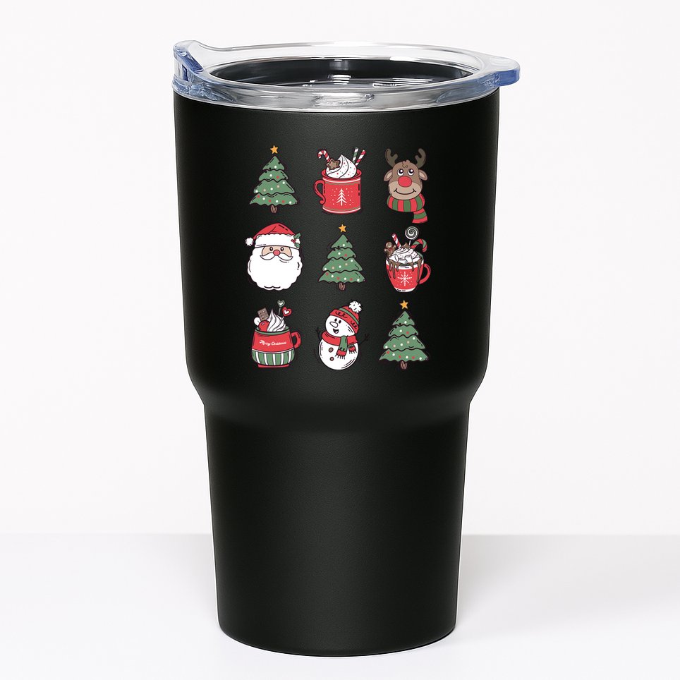 Festive Christmas Holiday Lover Tumbler