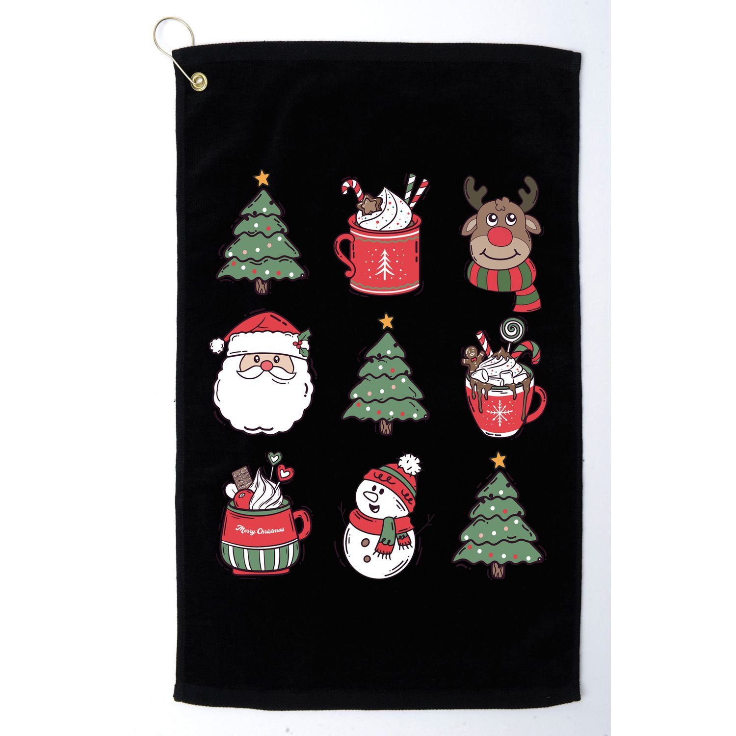 Festive Christmas Holiday Lover Golf Towel
