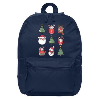 Festive Christmas Holiday Lover 16 in Basic Backpack