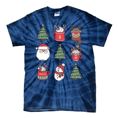 Festive Christmas Holiday Lover Tie-Dye T-Shirt