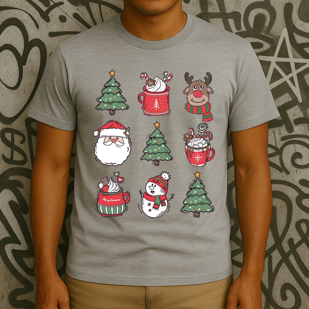 Festive Christmas Holiday Lover T-Shirt