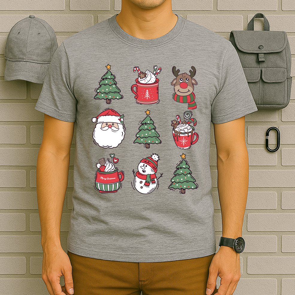 Festive Christmas Holiday Lover T-Shirt