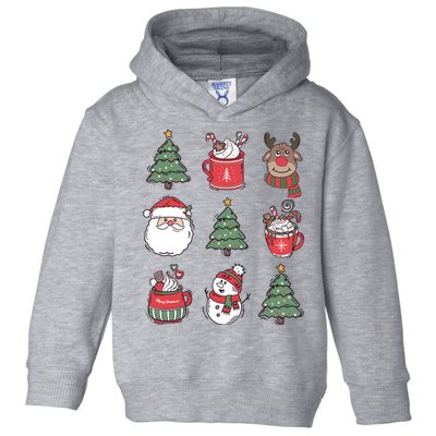 Festive Christmas Holiday Lover Toddler Hoodie