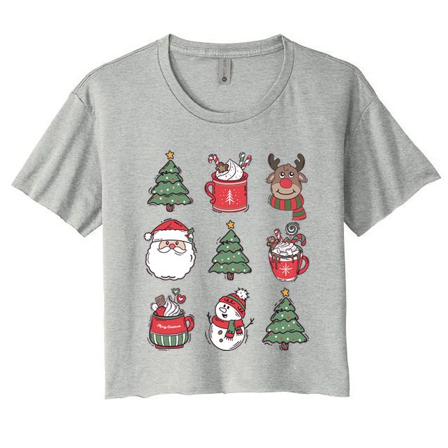 Festive Christmas Holiday Lover Crop Top