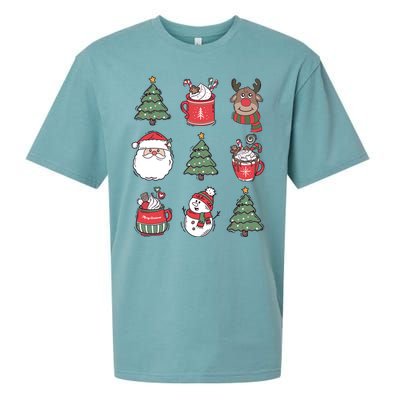 Festive Christmas Holiday Lover Sueded Cloud Jersey T-Shirt