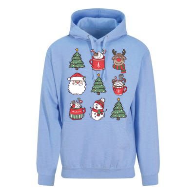 Festive Christmas Holiday Lover Unisex Surf Hoodie