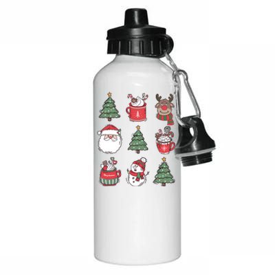 Festive Christmas Holiday Lover Aluminum Water Bottle