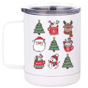 Festive Christmas Holiday Lover 12 oz Stainless Steel Tumbler Cup