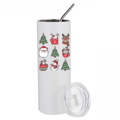 Festive Christmas Holiday Lover Stainless Steel Tumbler