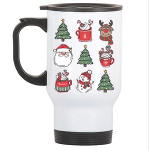 Festive Christmas Holiday Lover Stainless Steel Travel Mug