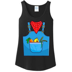 Farmer Costume Halloween Simple Cute Farm Wo Ladies Essential Tank