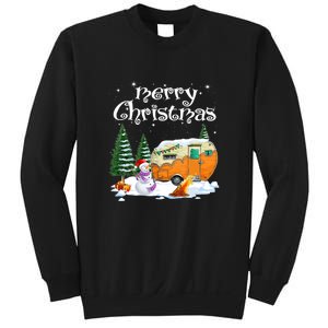 Funny Camping Happy Camper Christmas Love Camping Cute Gift Sweatshirt