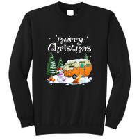 Funny Camping Happy Camper Christmas Love Camping Cute Gift Sweatshirt