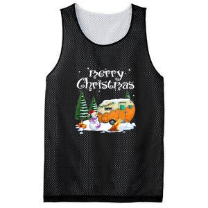 Funny Camping Happy Camper Christmas Love Camping Cute Gift Mesh Reversible Basketball Jersey Tank