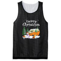 Funny Camping Happy Camper Christmas Love Camping Cute Gift Mesh Reversible Basketball Jersey Tank