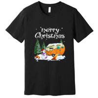 Funny Camping Happy Camper Christmas Love Camping Cute Gift Premium T-Shirt