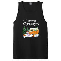 Funny Camping Happy Camper Christmas Love Camping Cute Gift PosiCharge Competitor Tank