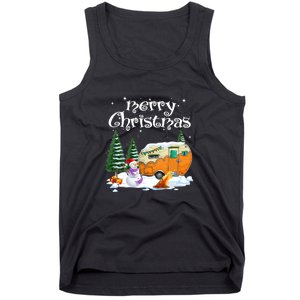 Funny Camping Happy Camper Christmas Love Camping Cute Gift Tank Top