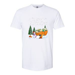 Funny Camping Happy Camper Christmas Love Camping Cute Gift Softstyle CVC T-Shirt