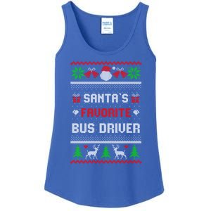 Funny Christmas Holiday Festive SantaS Favorite Bus Driver Gift Ladies Essential Tank