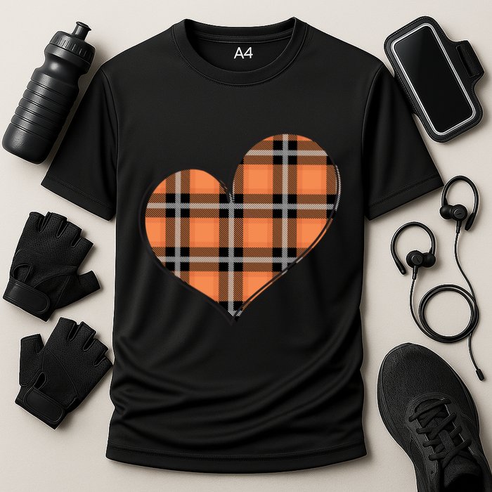 Fall Cute Heart Cooling Performance Crew T-Shirt