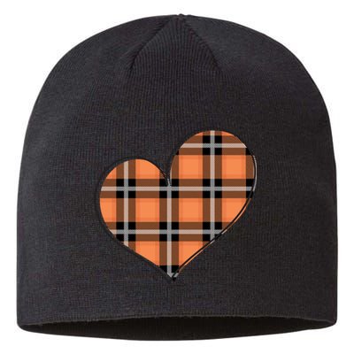 Fall Cute Heart Sustainable Beanie