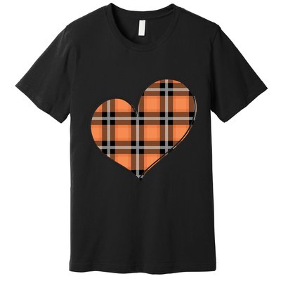 Fall Cute Heart Premium T-Shirt
