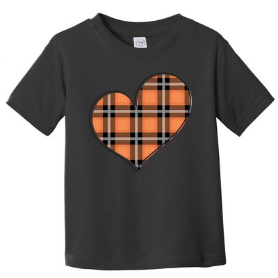 Fall Cute Heart Toddler T-Shirt