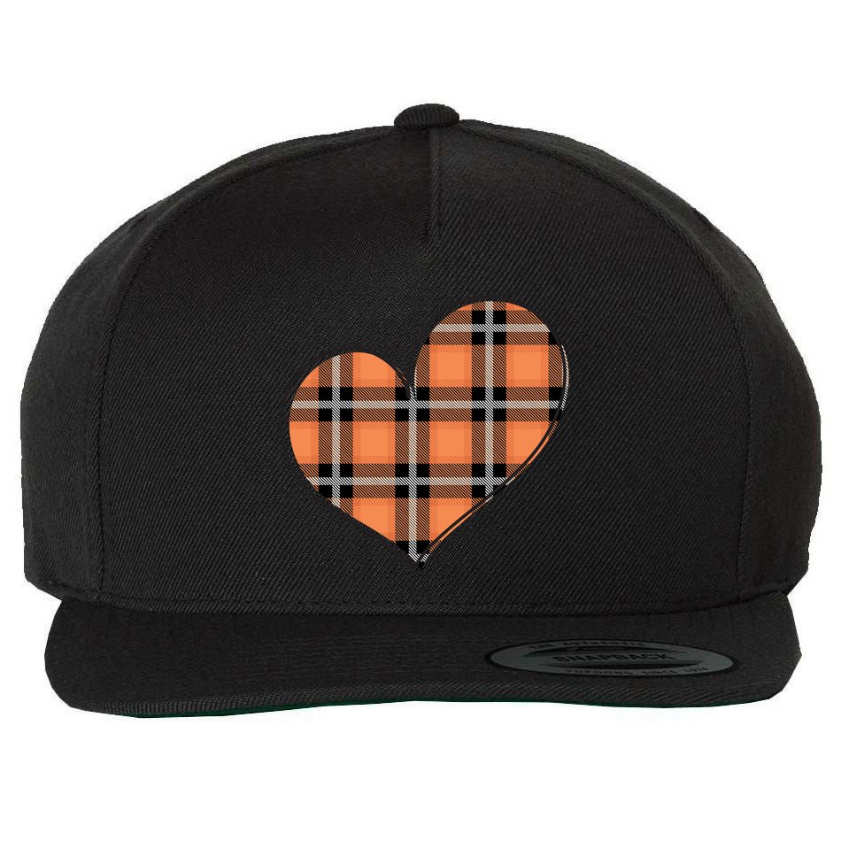 Fall Cute Heart Wool Snapback Cap
