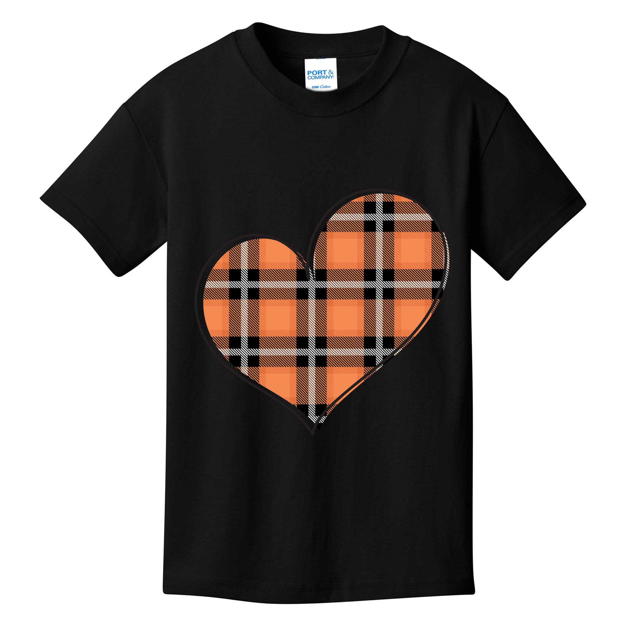 Fall Cute Heart Kids T-Shirt